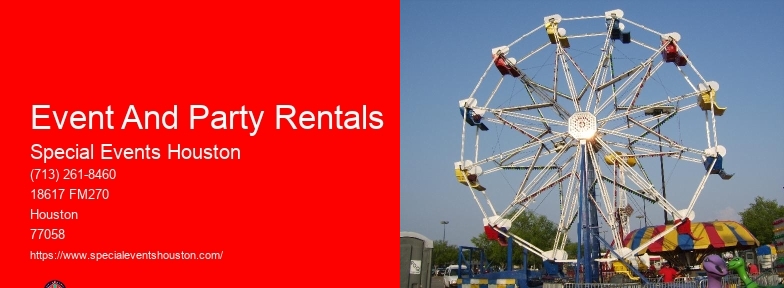 Party Rentals Houston